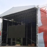 Mesh printed banner