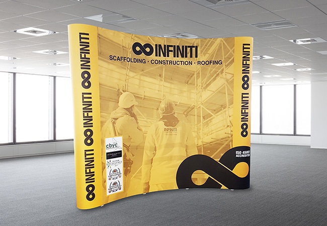 3x3 pop up stand