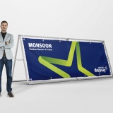 Monsoon PVC vinyl banner 'A' frame