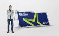 MONSOON Banner 'A' Frame