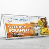 Monsoon vinyl golf banner 'A' frame