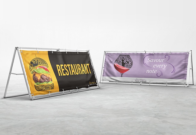 Monsoon PVC vinyl banner 'A' frame assembly