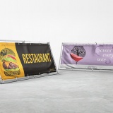 Monsoon PVC vinyl banner 'A' frame assembly