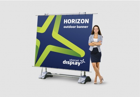 Horizon outdoor display banner