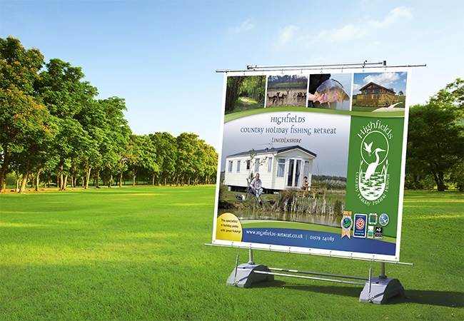 Horizon outdoor display banner