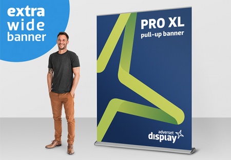 Pro XL pull up exhibition banner 1,5m