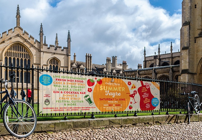 8 x 3 ft Mesh Banners