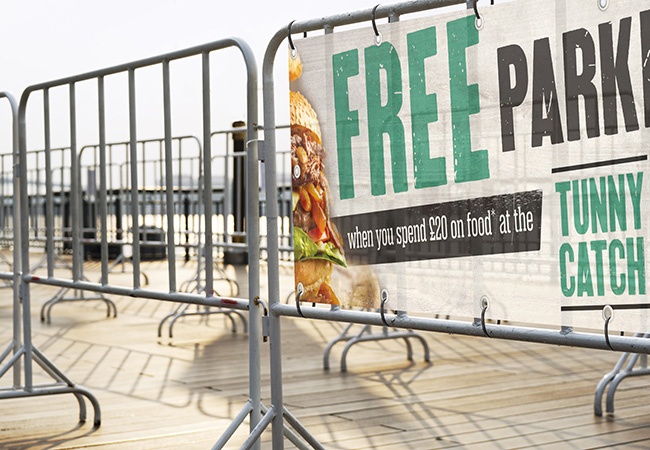 8 x 3 ft Mesh Banners