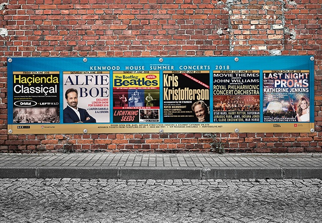 8 x 2 ft Vinyl Banners