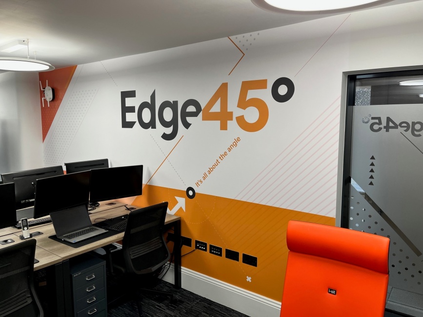 Edge45 office walls